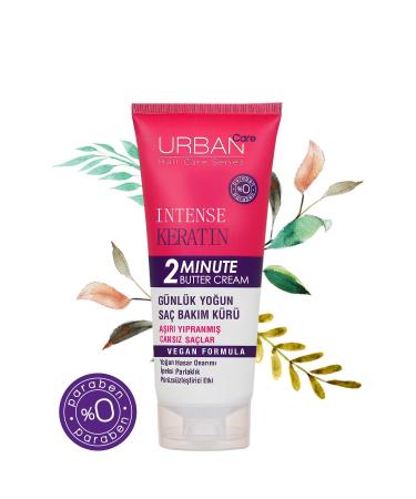 Urban Care Intense Keratin Daily Intensive Hair Care Mask for Extremely Damaged Hair-200ml-vegan - Buy Online on GoSupps.com