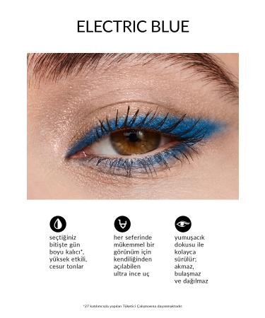 Avon Glimmerstick Metallic Eyeliner Pencil Electric Blue - Buy Online on GoSupps.com