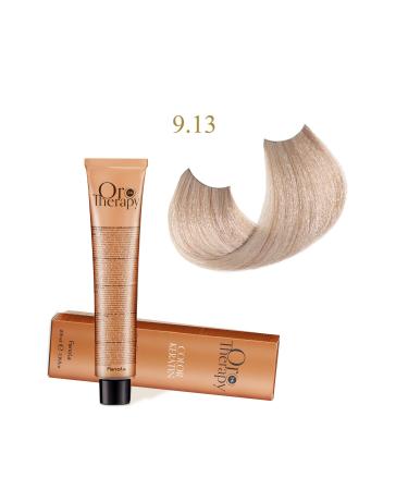 Fanola Oro Therapy 24k Color Keratin With Gold & Argan Oil 100ml (ammonia Free) 9.13