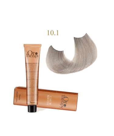 Fanola Oro Therapy 24k Color Keratin With Gold & Argan Oil 100ml (ammonia Free) 10.1 Blonde Platinum Ash