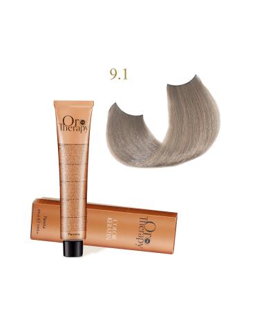 Fanola Oro Therapy 24k Color Keratin With Gold & Argan Oil 100ml (ammonia Free) 9.1