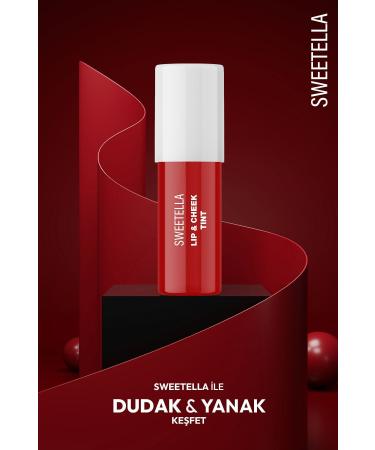SWEETELLA Tint -Lip & Cheek - Lip and Cheek Tint-Red - Buy Online on GoSupps.com