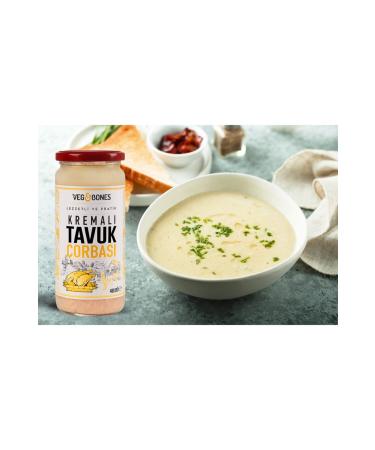 Veg&Bones Creamy Chicken Soup 480mlx4 Pieces - Buy Online on GoSupps.com