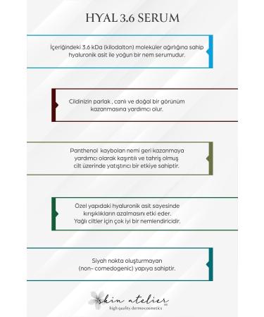 Skin Atelier Hyaluronic Acid Brightening Hyal 3.6 Moisture Serum 50 Ml - Buy Online on GoSupps.com