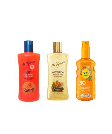 SUNDANCE Sun Dance 30 spf Transparent + 50 spf high protection + Intense Luminous Bronzer n