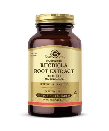 Solgar Rhodiola Root Extract 60 Capsules - Buy Online on GoSupps.com