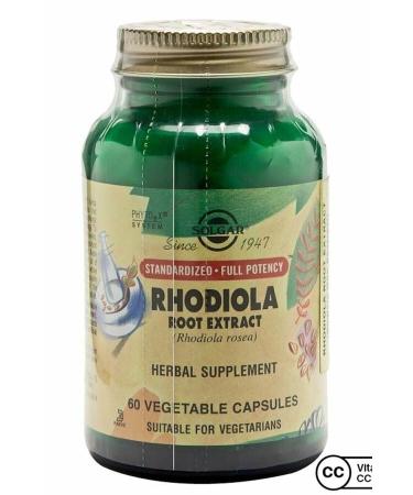 Solgar Rhodiola Root Extract (60 Capsules)