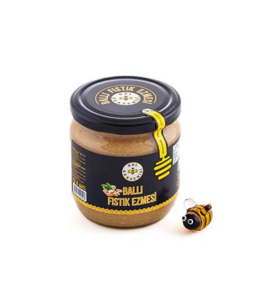 HONEY ACADEMY Raw Honey Peanut Butter 300 Grams 0 Natural (Additive-Free - Sugar-Free - Gluten-Free)