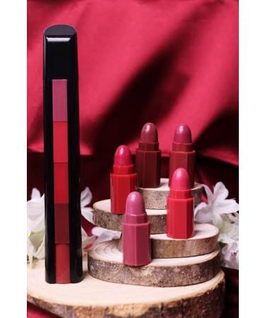MST COSMETIC 5-Piece Layered Matryoshka Lipstick Set Rms477