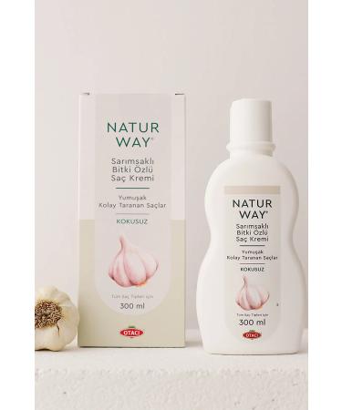 Otac Naturway Garlic Hair Conditioner 300 ml Unscented - Buy Online on GoSupps.com