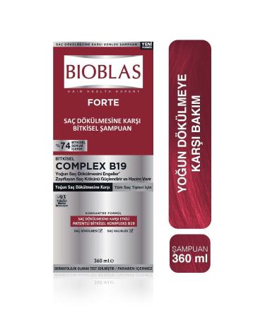 Bioblas Forte Shampoo 360 ml - Intensive Hair Loss Shampoo