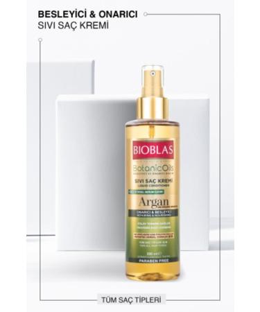 Bioblas Botanic Oils Argan Oil Liquid Hair Conditioner 200 Ml Repair Care Cream - Buy Online on GoSupps.com