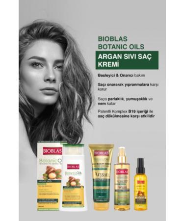 Bioblas Botanic Oils Argan Oil Liquid Hair Conditioner 200 Ml Repair Care Cream - Buy Online on GoSupps.com