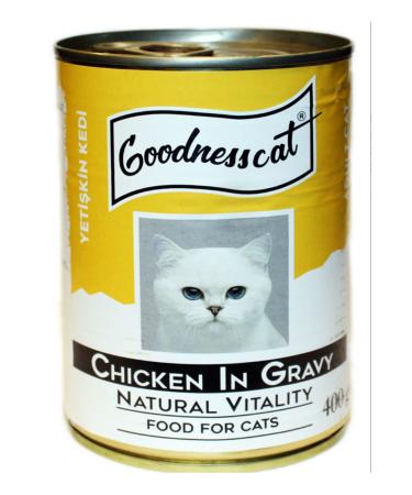 Goodnesscat 10X400 Gr Chicken Gravy Canned Adult Cat