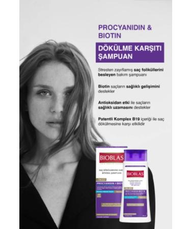 Bioblas Procyan d n Anti-Stress Shampoo for Hair Loss 360 ml - Anti-Loss Shampoo 4-pack - Buy Online on GoSupps.com