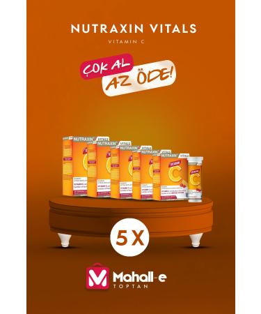 Nutraxin Vitamin C 28 Chewable Tablets 1 000 Mg 5 Pack