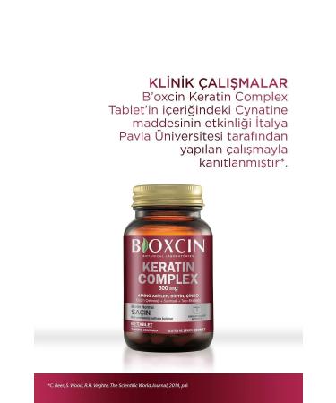 Bioxcin Keratin Complex 500mg 60 Tablets 3 Pack - Buy Online on GoSupps.com