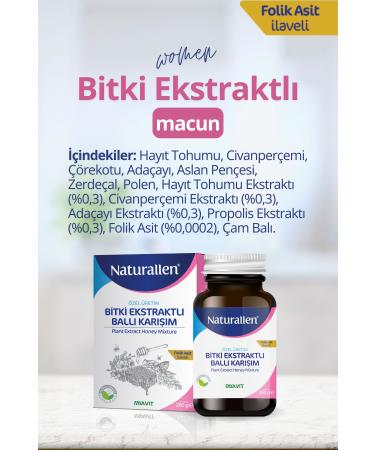 Naturallen Plant Extract Vitex Yarrow Lion's Claw Mixture Paste 260 gr - Buy Online on GoSupps.com