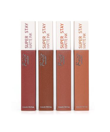 A LY COSMET CS Aily Super Stay Model 4-Pack Matte and Permanent Lipstick Series