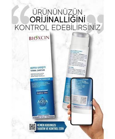 Bioxcin Aqua Thermal Anti-Dandruff Shampoo 300ml All Hair Types - Buy Online on GoSupps.com