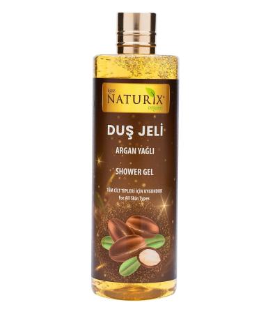 Naturix Horse Chestnut Massage Gel Relaxing 500ml Pain Relief Gel + Relaxing Argan Oil Shower Gel 400ml