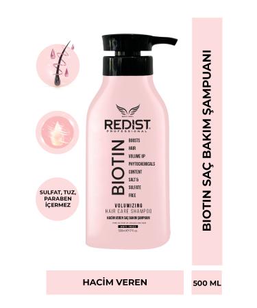 Redist Biotin Hair Care Shampoo Salt and Paraben Free 500 ml