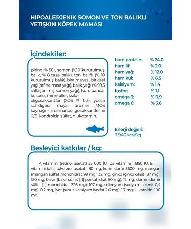 Monge Dog Speciality Line Hypo Hypoallergenic Tuna and Salmon Adult Dog Food 2.5 Kg - Buy Online on GoSupps.com