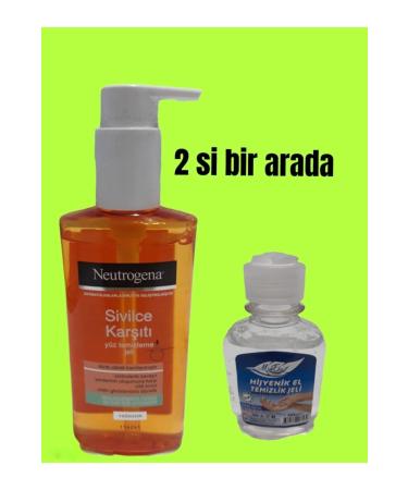 Neutrogena Anti-Acne Face Cleansing Gel 200 Ml + Missela Hygienic Hand Cleansing Gel 110 Ml