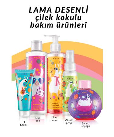 Avon Lama Dude Naturals Strawberry Scented Kids Shower Gel 250 Ml. - Buy Online on GoSupps.com