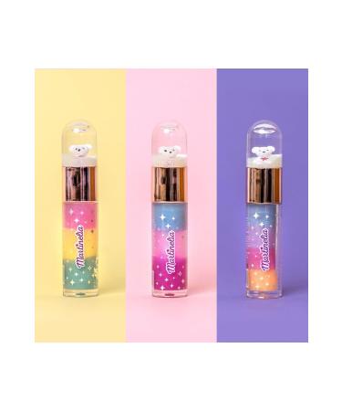 Martinelia Teddy Bear Figured Girl's Coconut Flavored Shimmering Lip Gloss