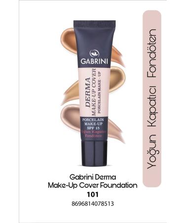 Gabrini Foundation - Derma Make-up Cover Foundation 101 8696814078513