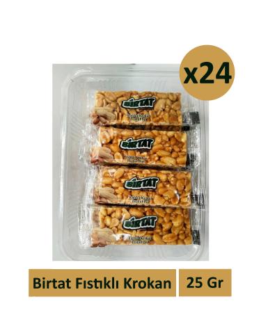 B RTAT CONFECTIONERY Birtat Peanut Croquant X 24 Pieces