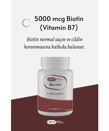 Optivita Biotin 5000 mcg 100 Tablets - Buy Online on GoSupps.com