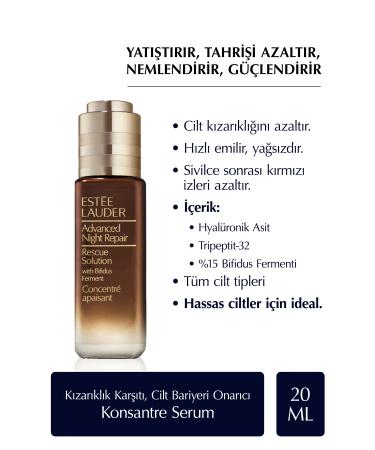 Estee Lauder Concentrate Serum - Advanced Night Repair Rescue Solution - 20ml Anti-Redness and Anti-Irritation Formula