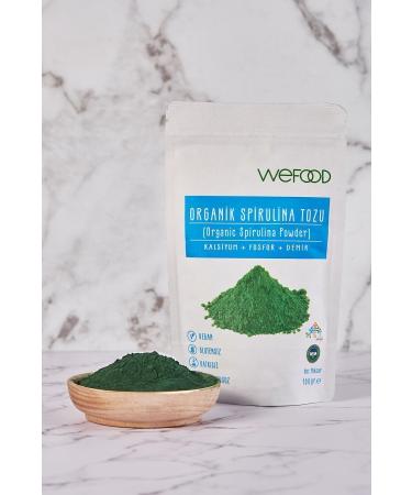 Wefood Organic Spirulina Powder 100 gr - Buy Online on GoSupps.com