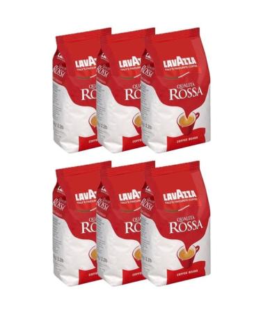 LavAzza Qualita Rossa Coffee Beans 6 Pieces 6 Kg