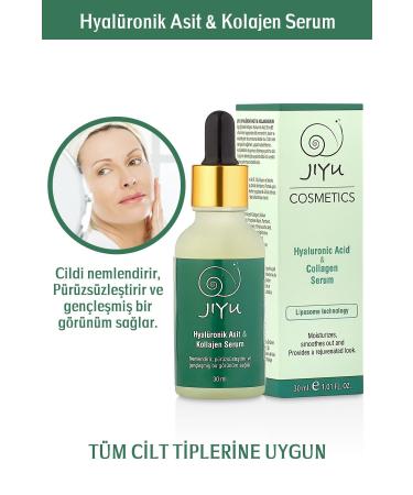 JIYU Hyaluronic Acid and Collagen (COLLAGENE) Plumping Botox Effective Moisturizing Serum 30 ml - Buy Online on GoSupps.com