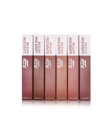 Rose Super Stay Matte 6-Piece Liquid Lipstick Set
