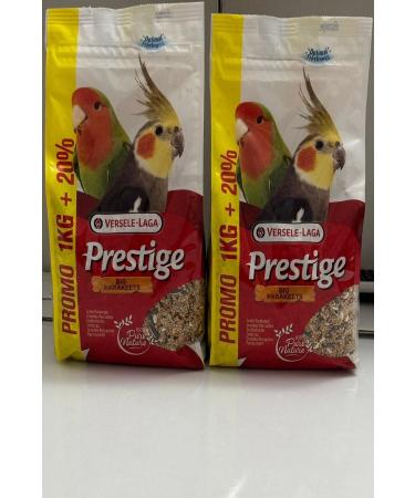 Versele Laga PRESTIGE BIG PARAKEETS 1.2 KG PARROT FOOD X 2 PIECES