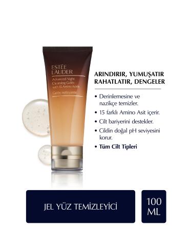 Estee Lauder DEEPLY PURIFYING SKIN GEL FACIAL CLEANSER - 100ML PASS .810