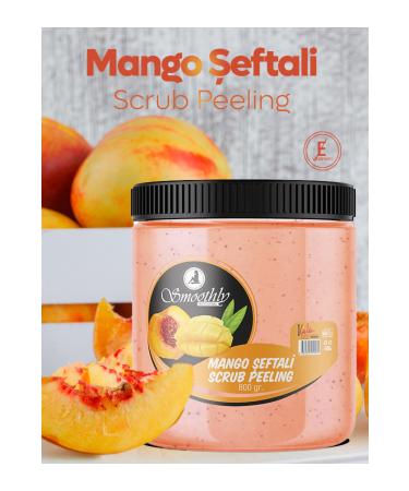 Smoothly Mango & Peach Flavored Revitalizing & Softening Hand Foot and Body Care Peeling 800gr