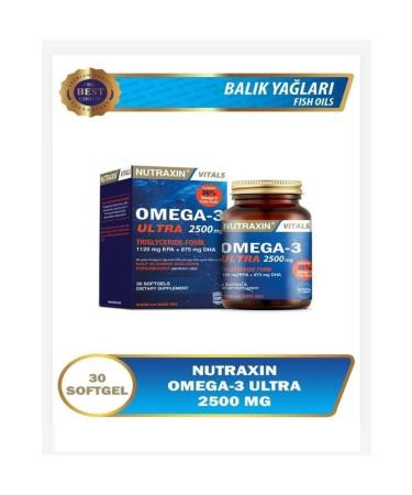 Nutraxin Omega-3 Ultra 2500 Mg 30 Softgel