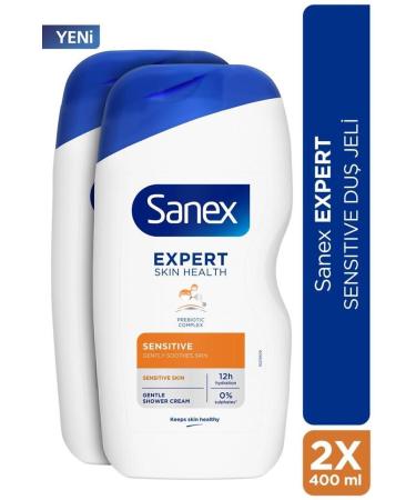 Sanex Expert Sensitive Sensitive Skin 2x 400ml Shower Gel