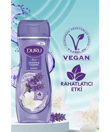 Duru Moods Lavender & Jasmine Shower Gel 4x450ml - Buy Online on GoSupps.com