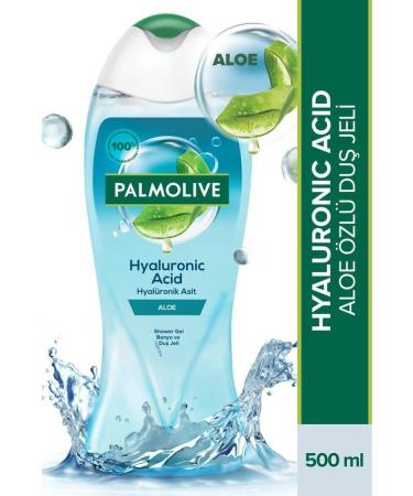 Palmolive Hyaluronic Acid Natural Aloe Extract Moisturizing Bath and Shower Gel 500 ml