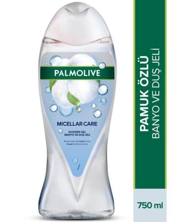 Palmolive Micellar Care Bath and Shower Gel with Cotton Essence Micellar Water 750 ml