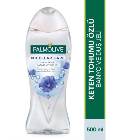 Palmolive Micellar Care Bath and Shower Gel with Linseed Extract Micellar Water 500 ml