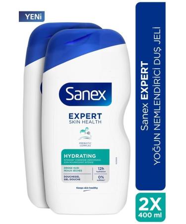 Sanex Expert Intensive Moisturizing 2x 400ml Shower Gel