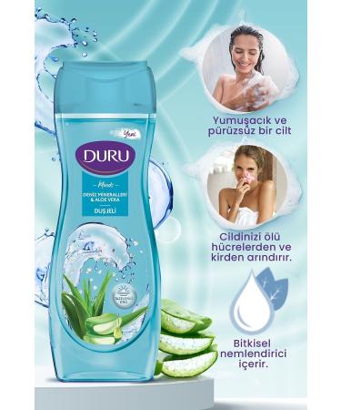 Duru Moods Sea Minerals & Aloe Vera Shower Gel 4x450ml - Buy Online on GoSupps.com