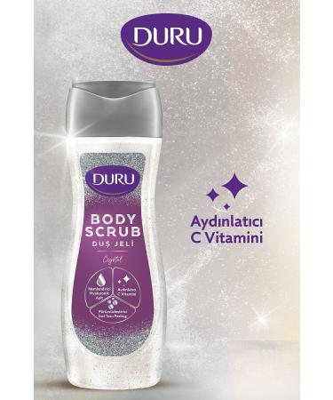 Duru Body Scrub Crystal Shower Gel 2x450 Ml - Buy Online on GoSupps.com